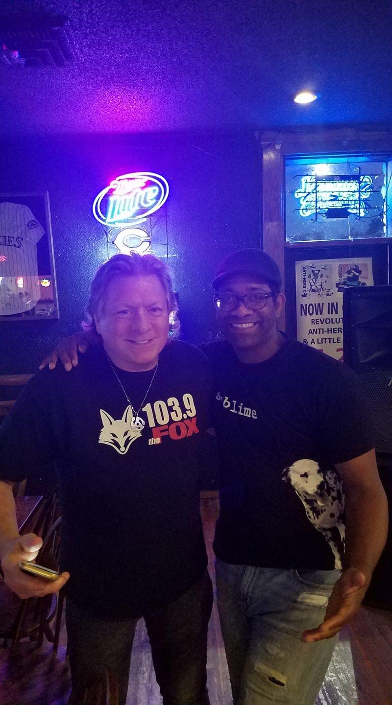 DJ Holland with Chicago radio personality JoBo